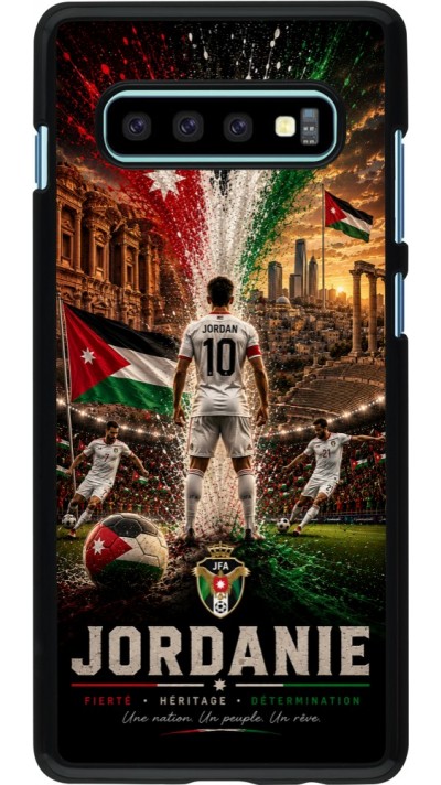 Coque Samsung Galaxy S10+ - Football Jordanie splash 2026