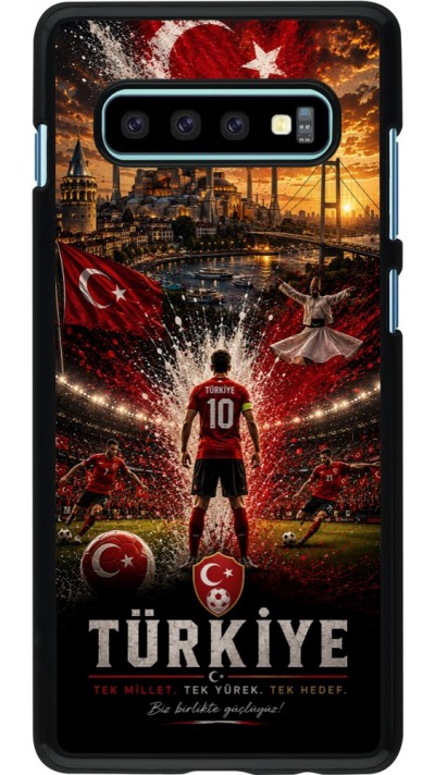 Coque Samsung Galaxy S10+ - Football Turquie splash 2026