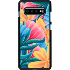 Samsung Galaxy S10+ Case Hülle - Spring 23 colorful flowers