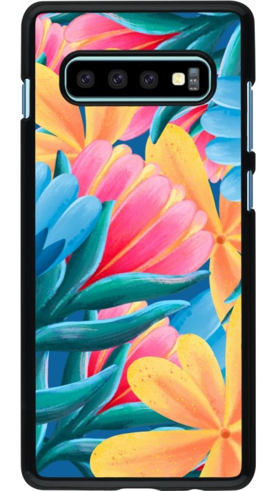 Coque Samsung Galaxy S10+ - Spring 23 colorful flowers