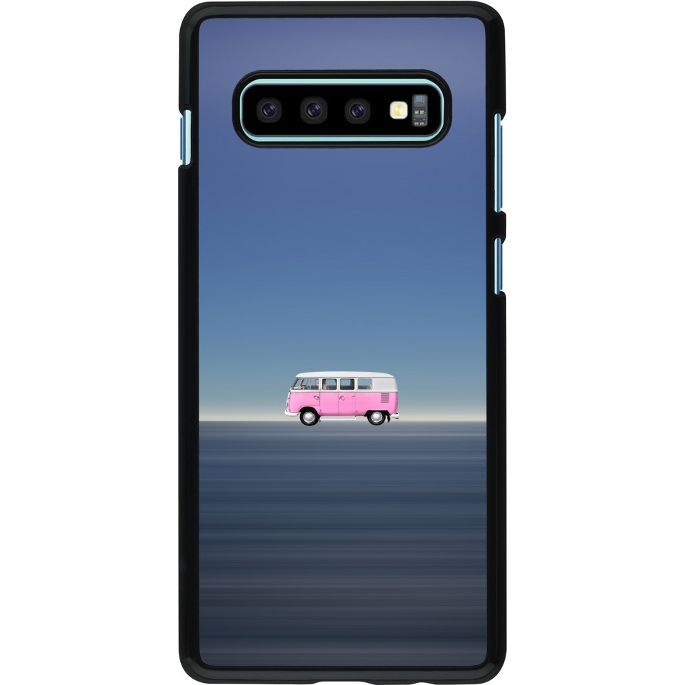 Samsung Galaxy S10+ Case Hülle - Spring 23 pink bus