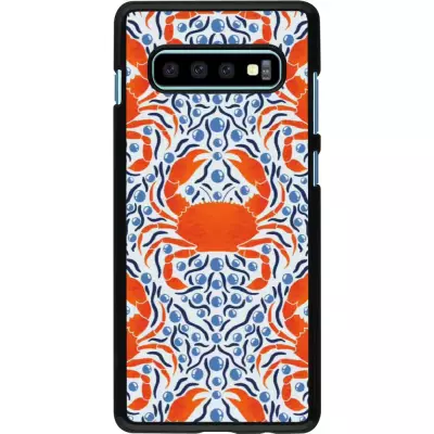 Samsung Galaxy S10+ Case Hülle - Crabs and pearls Summer 2026