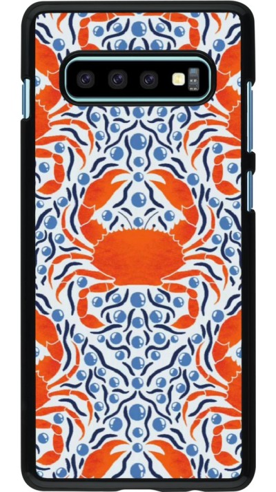Coque Samsung Galaxy S10+ - Crabs and pearls Summer 2026