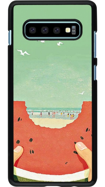Coque Samsung Galaxy S10+ - Views through a watermelon Summer 2026