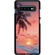Coque Samsung Galaxy S10+ - Watch more sunsets Summer 2026