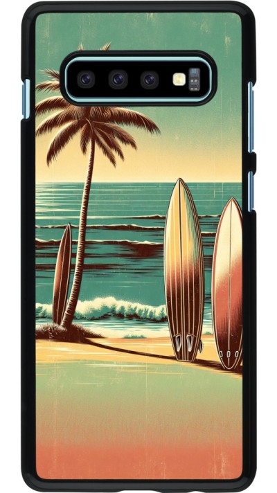 Samsung Galaxy S10+ Case Hülle - Surf Paradise