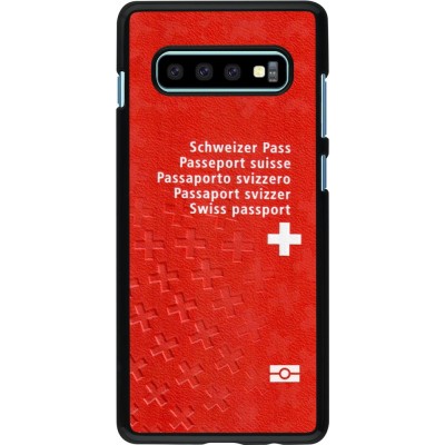 Coque Samsung Galaxy S10+ - Swiss Passport
