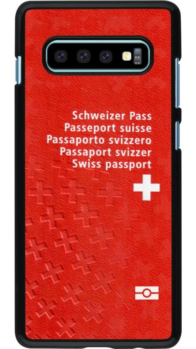 Hülle Samsung Galaxy S10+ - Swiss Passport