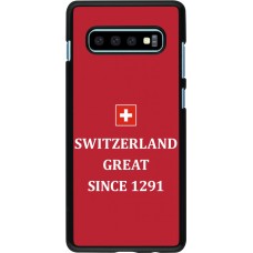 Coque Samsung Galaxy S10+ - Switzerland Great Since 1291