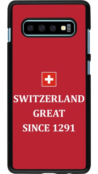 Coque Samsung Galaxy S10+ - Switzerland Great Since 1291