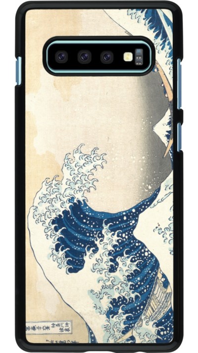 Coque Samsung Galaxy S10+ - Tableau art - La Grande Vague de Kanagawa - Hokusai Coque Samsung Galaxy S10+ - Tableau art - La Grande Vague de Kanagawa - Hokusai