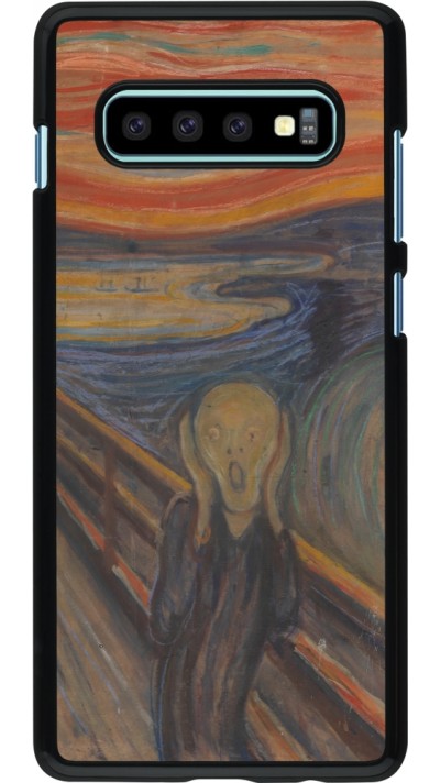 Coque Samsung Galaxy S10+ - Tableau art - Le Cri - Edvard Munch Coque Samsung Galaxy S10+ - Tableau art - Le Cri - Edvard Munch