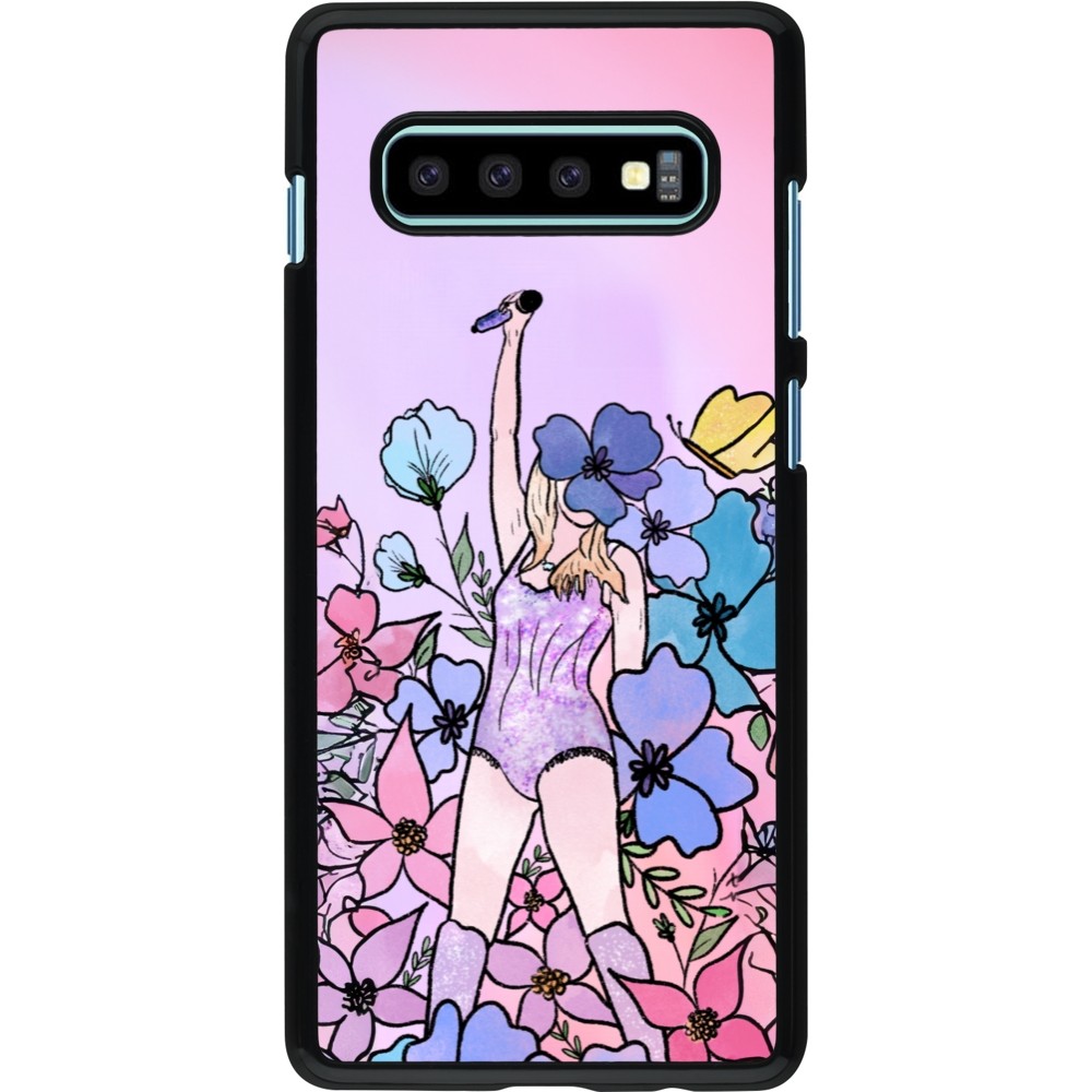 Samsung Galaxy S10+ Case Hülle - Taylor Swift Sketch - Pink