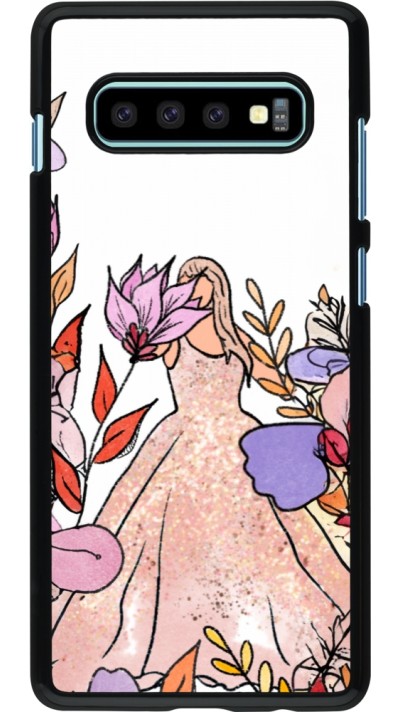 Samsung Galaxy S10+ Case Hülle - Taylor Swift Sketch - White