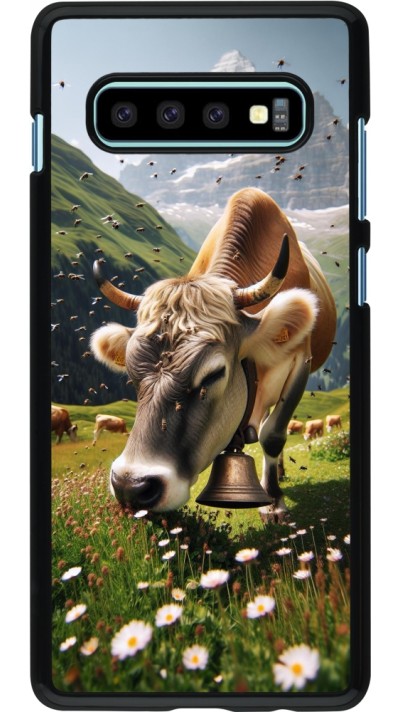Samsung Galaxy S10+ Case Hülle - Kuh Berg Wallis