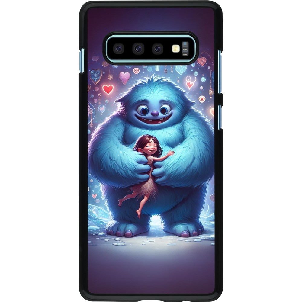 Samsung Galaxy S10+ Case Hülle - Valentin 2024 Flauschige Liebe