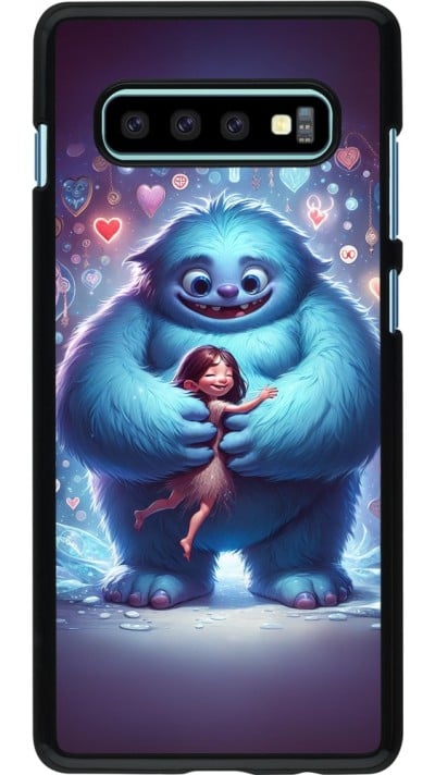 Coque Samsung Galaxy S10+ - Valentine 2024 Fluffy Love