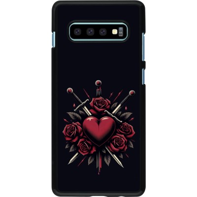 Samsung Galaxy S10+ Case Hülle - Valentine 2024 gothic love