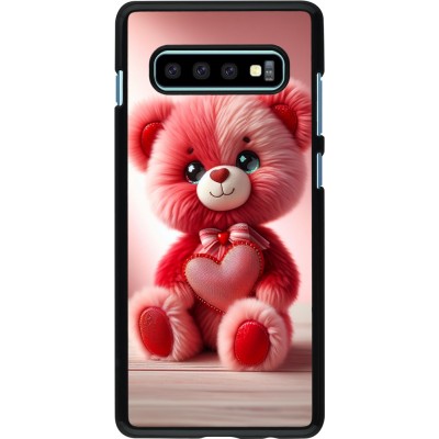 Coque Samsung Galaxy S10+ - Valentine 2024 Ourson rose