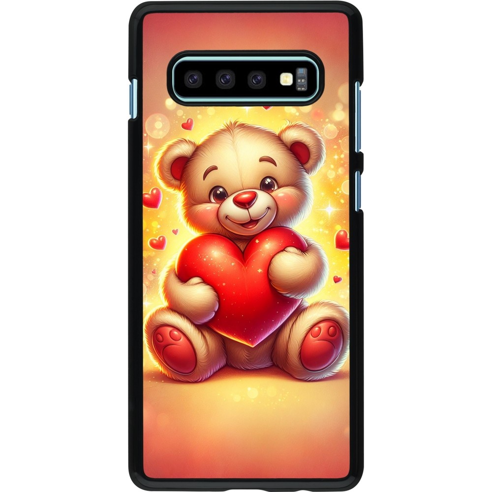 Samsung Galaxy S10+ Case Hülle - Valentin 2024 Teddy Liebe