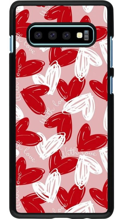 Coque Samsung Galaxy S10+ - Valentine 2024 with love heart