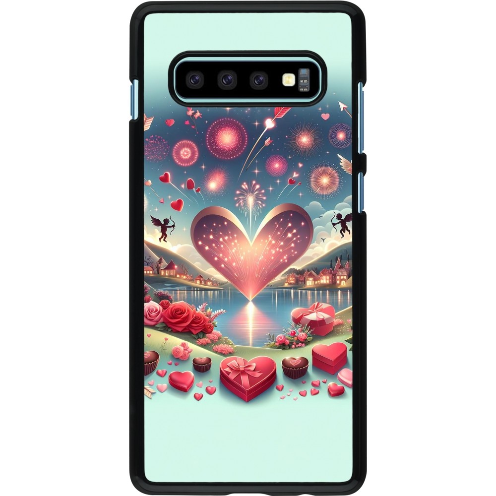 Samsung Galaxy S10+ Case Hülle - Valentin 2025 Schick