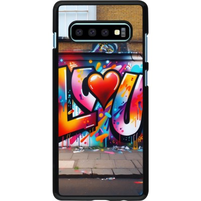 Coque Samsung Galaxy S10+ - Valentine 2025 Love U Tag