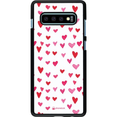 Hülle Samsung Galaxy S10+ - Valentine 2022 Many pink hearts