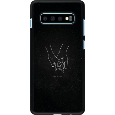 Samsung Galaxy S10+ Case Hülle - Valentine 2023 hands forever
