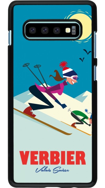 Coque Samsung Galaxy S10+ - Verbier Ski Downhill