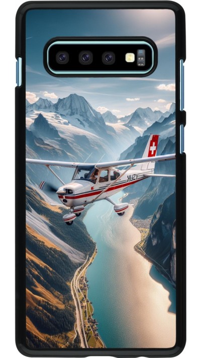 Samsung Galaxy S10+ Case Hülle - Schweizer Alpenflug