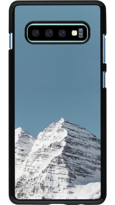 Coque Samsung Galaxy S10+ - Winter 22 blue sky mountain