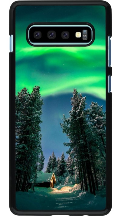 Coque Samsung Galaxy S10+ - Winter 22 Northern Lights