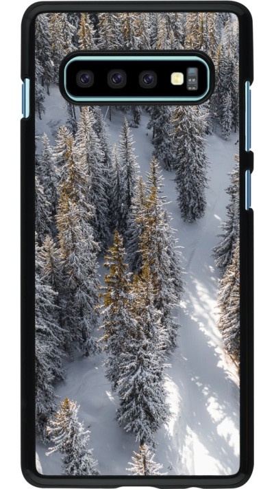 Coque Samsung Galaxy S10+ - Winter 22 snowy forest