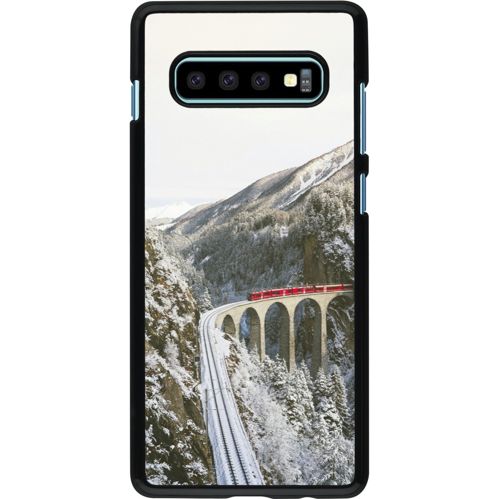 Coque Samsung Galaxy S10+ - Winter 25 Winter polar express