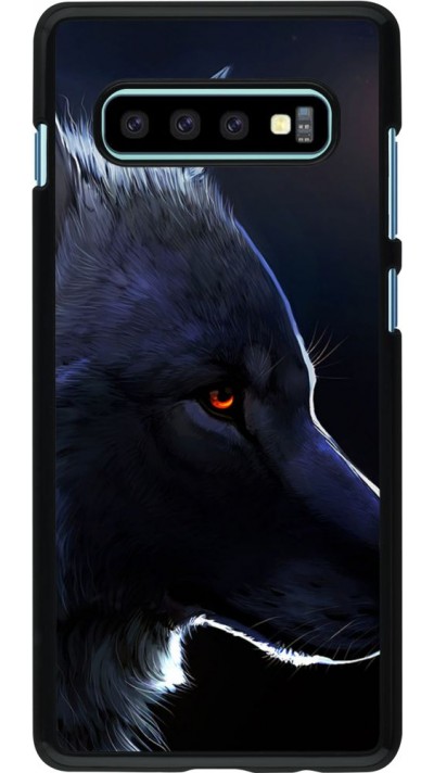 Coque Samsung Galaxy S10+ - Wolf Shape