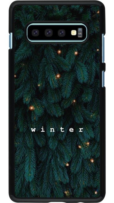 Coque Samsung Galaxy S10+ - Christmas 22 winter tree