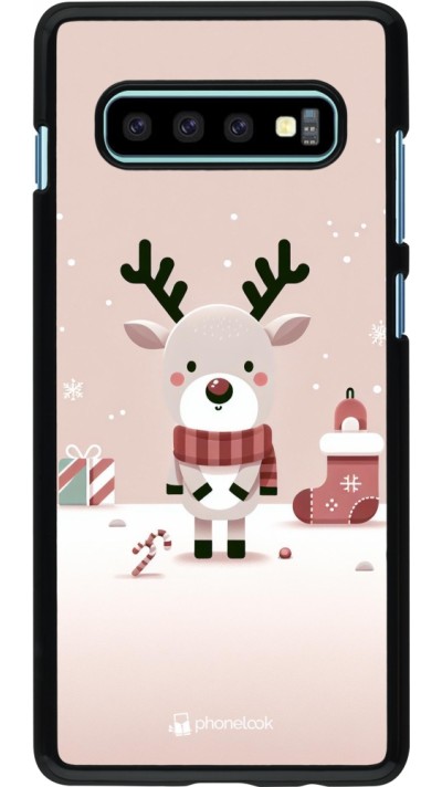 Samsung Galaxy S10+ Case Hülle - Weihnachten 2023 Choupinette Rentier