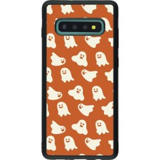Coque Samsung Galaxy S10+ - Silicone rigide noir Autumn 2024 mini ghosts