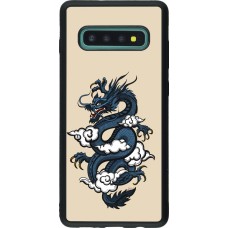 Samsung Galaxy S10+ Case Hülle - Silikon schwarz Blue Dragon Tattoo