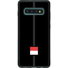 Coque Samsung Galaxy S10+ - Silicone rigide noir Canton SO noir