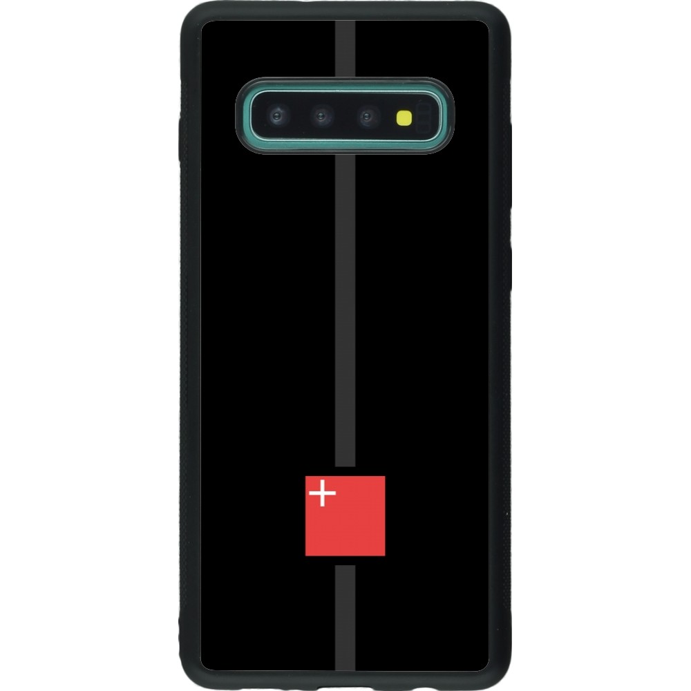Coque Samsung Galaxy S10+ - Silicone rigide noir Canton SZ noir