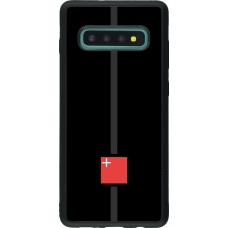 Coque Samsung Galaxy S10+ - Silicone rigide noir Canton SZ noir