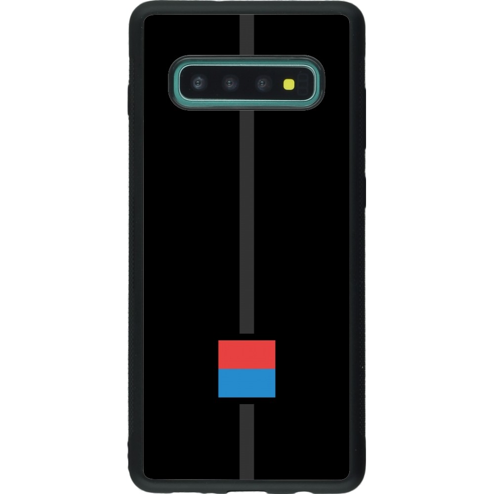 Coque Samsung Galaxy S10+ - Silicone rigide noir Canton TI noir
