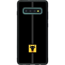 Coque Samsung Galaxy S10+ - Silicone rigide noir Canton UR noir