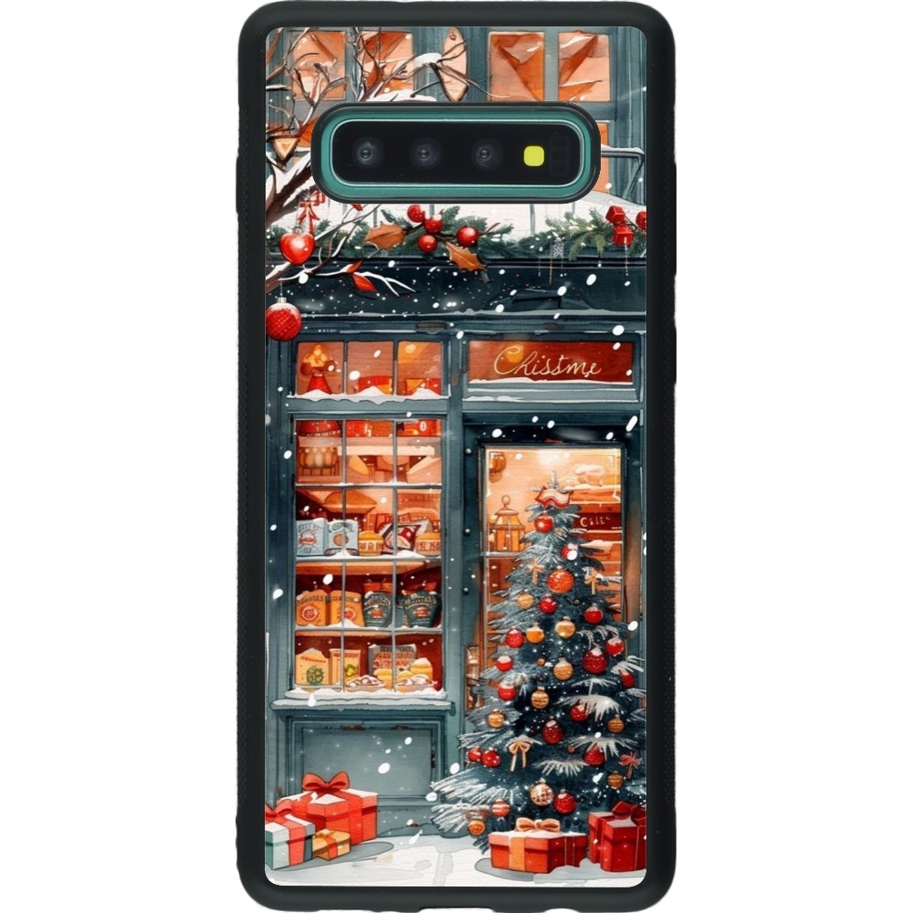 Coque Samsung Galaxy S10+ - Silicone rigide noir Christmas 25 Xmas Shop