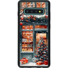 Coque Samsung Galaxy S10+ - Silicone rigide noir Christmas 25 Xmas Shop