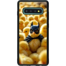 Samsung Galaxy S10+ Case Hülle - Silikon schwarz Easter 2026 Chicken Batman