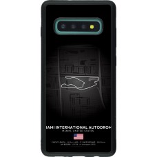 Samsung Galaxy S10+ Case Hülle - Silikon schwarz F1 Track 2025 Miami