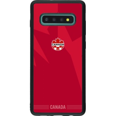 Samsung Galaxy S10+ Case Hülle - Silikon schwarz Kanada 2026 personalisierbares Fussballtrikot